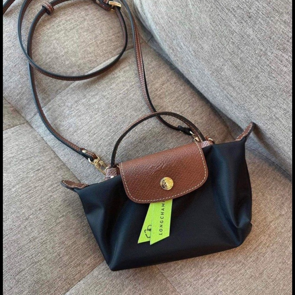 Mini Bags Black and Brown with Iconic Trapezoidal Shape